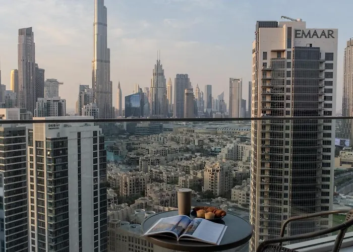 Downtown Dreams I Modern 2Br Getaway I Iconic Full Burj Khalifa Views I Near Dubai Mall